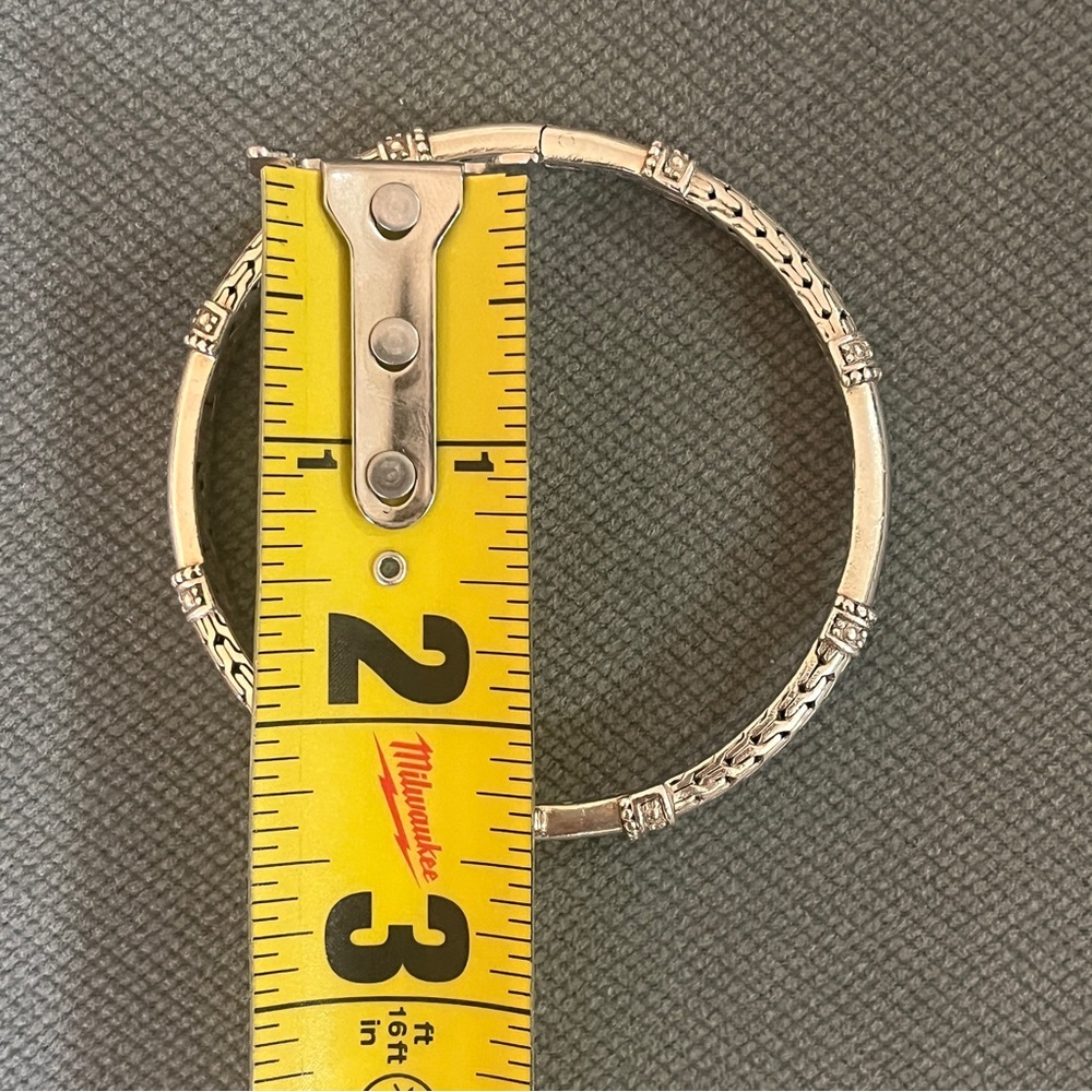 Vintage Sarda Sterling Silver Bangle Bracelet - Picture 6 of 6